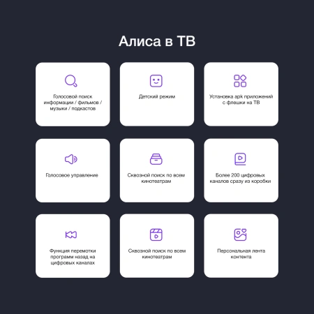 Телевизор LED Starwind 40" SW-LED40SG300 Яндекс.ТВ Frameless черный FULL HD 60Hz DVB-T DVB-T2 DVB-C DVB-S DVB-S2 USB WiFi Smart TV