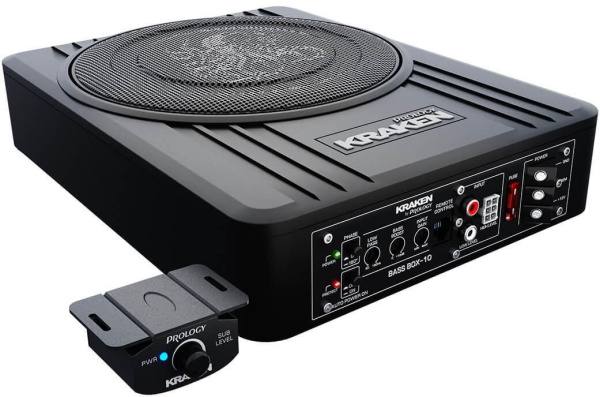 Сабвуфер автомобильный Prology Box-10 120Вт активный (25см/10")