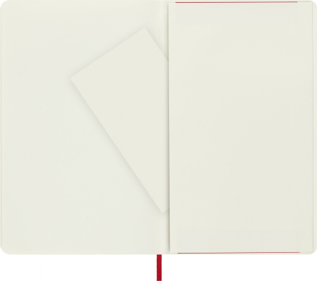 Блокнот Moleskine CLASSIC SOFT QP618F2 Large 130х210мм 192стр. нелинованный мягкая обложка красный