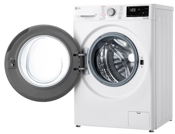 Стиральная машина LG F2V3HS4W класс: A загр.фронтальная макс.:7кг белый инвертер