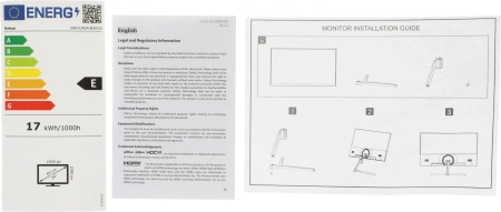 Монитор Dahua 23.8" DHI-LM24-B201S черный IPS LED 5ms 16:9 HDMI M/M матовая 1000:1 250cd 178гр/178гр 1920x1080 100Hz VGA FHD 2.82кг