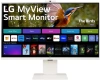 Монитор LG 31.5" MyView 32SR85U-W белый IPS LED 16:9 HDMI M/M Cam матовая HAS 400cd 178гр/178гр 3840x2160 60Hz 4K USB 7.7кг