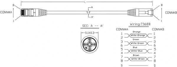 Патч-корд Hyperline PC-LPM-STP-RJ45-RJ45-C5e-0.5M-LSZH-BL PC-LPM-STP-RJ45-RJ45-C5E-0.5M F/UTP RJ-45 вил.-вилка RJ-45 кат.5E 0.5м синий LSZH 26AWG
