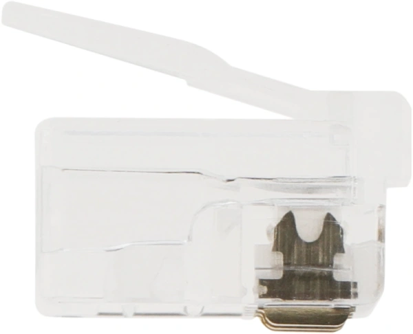 Коннектор Hyperline PLUG-6P6C-P-C2-100 (упак.:100шт) 100м прозрачный