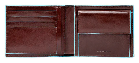 Кошелек мужской Piquadro Blue Square PU1240B2/MO коричневый натур.кожа