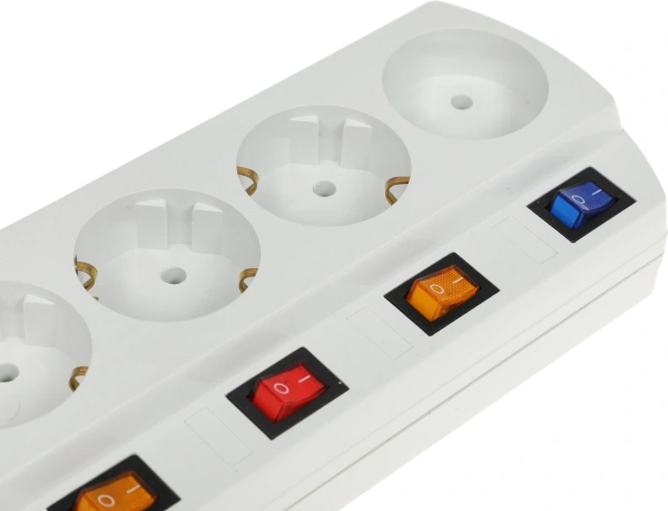 Сетевой фильтр Most EHV 5м (5 розеток) белый (коробка)
