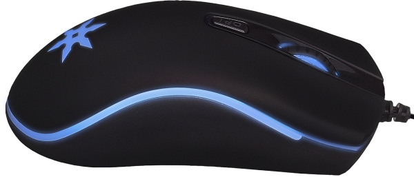 Мышь Оклик 704G TOKUGAWA черный оптическая (1600dpi) USB (4but)