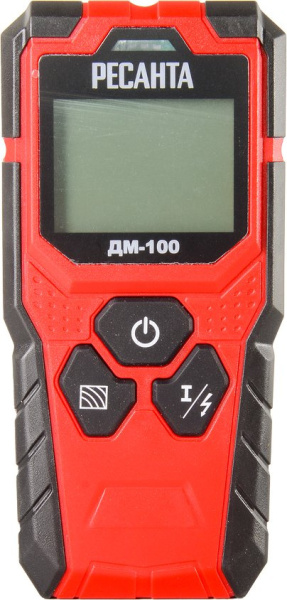 Детектор металла Ресанта ДМ-100 красный/черный (61/10/534)