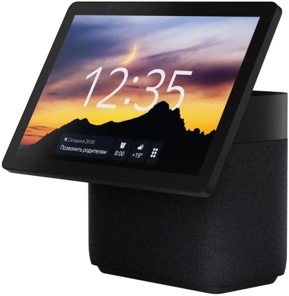 Умная колонка Yandex Станция Дуо Макс Zigbee голос.п.:Алиса черный 60W 1.0 BT/Wi-Fi 10м (YNDX-00055B