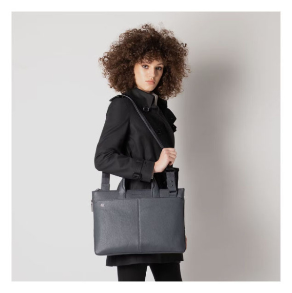 Сумка для ноутбука Piquadro Black Square CA4021B3/BLU4 синий натур.кожа