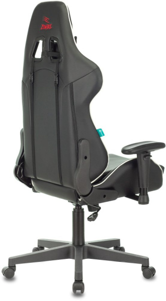 Кресло игровое Zombie Z4 черный/красный эко.кожа крестов.