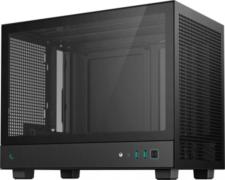 Корпус Deepcool CH160 черный без БП miniITX 7x120mm 1xUSB3.0 audio bott PSU