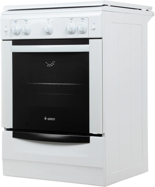 Плита Газовая Gefest ПГ 6100-01 белый реш.чугун
