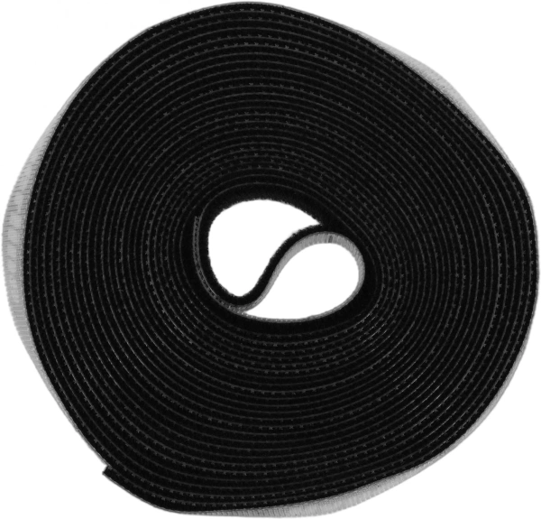 Хомут-липучка Hyperline WASNR-5X16-BK 5000x16мм (упак:1шт) полиамид черный
