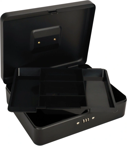 Ящик для денег без номинала Cactus CS-DCB-004 с кодовым замком 90x300x240 графитовый сталь 1.76кг