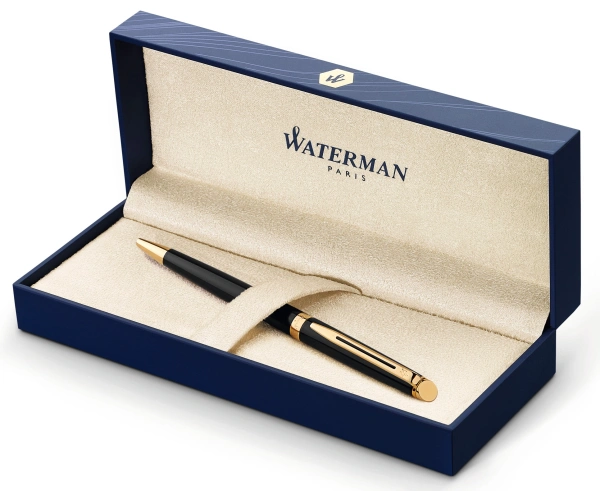 Ручка шариков. Waterman Hemisphere (CWS0920670) Mars Black GT M син. черн. подар.кор.