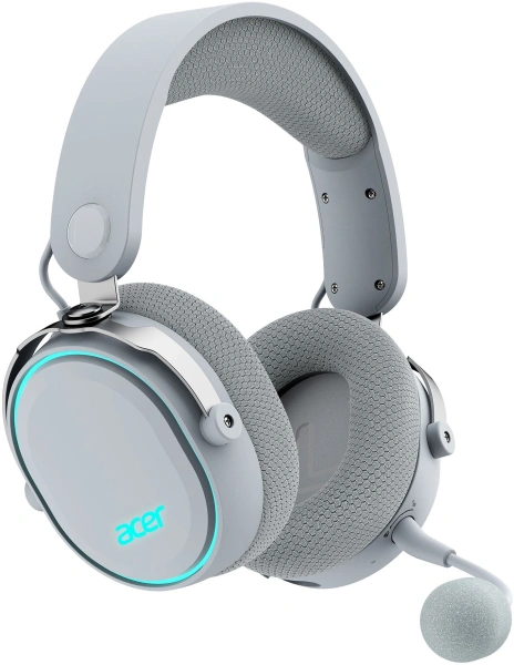 Наушники с микрофоном Acer OHR303 белый мониторные BT/Radio/3.5mm (ZL.HDSEE.00A)