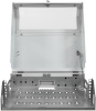 Шкаф коммутационный NTSS (NTSS-SOHO5U) настенный 5U 520x140мм пер.дв.стекл несъемн.бок.пан. 80кг бел