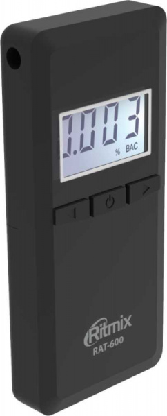 Алкотестер Ritmix RAT-600 электрохимический черный