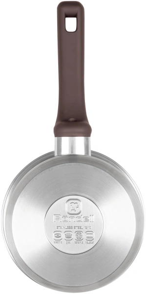 Ковш Rondell Fest RDS-1319 0.9л. d=14см (с крышкой) стальной