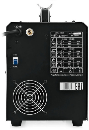 Сварочный аппарат Ресанта САИПА-200МФ инвертор ММА/TIG MIG/MAG 6.8кВт