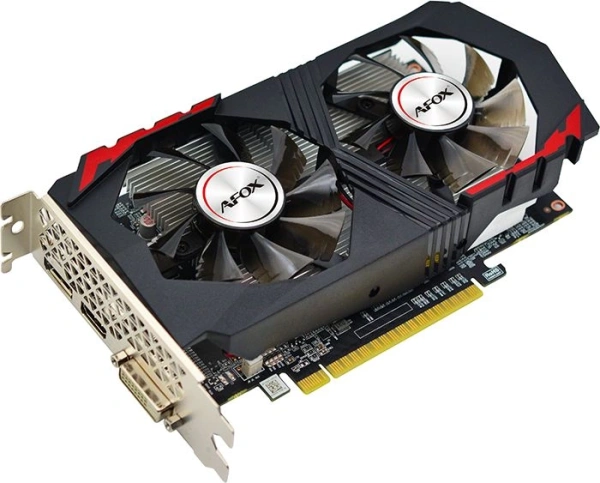 Видеокарта Afox PCI-E AF1050TI-4096D5H5-V6 NVIDIA GeForce GTX 1050TI 4Gb 128bit GDDR5 1291/7000 DVIx1 HDMIx1 DPx1 HDCP Ret