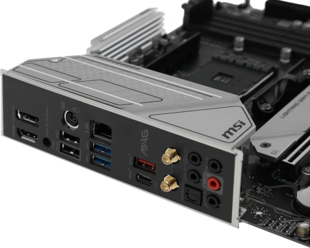 Материнская плата MSI MAG B550M MORTAR MAX WIFI Soc-AM4 AMD B550 4xDDR4 mATX AC`97 8ch(7.1) 2.5Gg RA