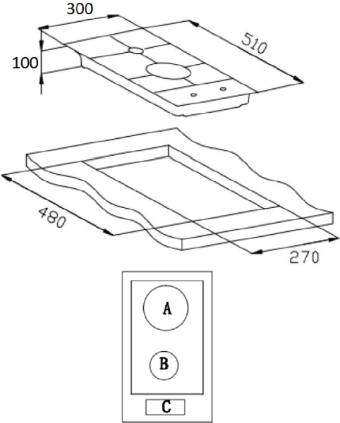 Газовая варочная поверхность Weissgauff HGG 320 WGR белый