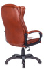 Кресло руководителя Бюрократ CH-879N коричневый Boroko-37 эко.кожа крестов. пластик