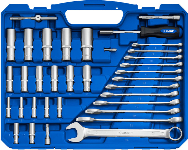 Набор инструментов Зубр 27674-H216 216 предметов (жесткий кейс)