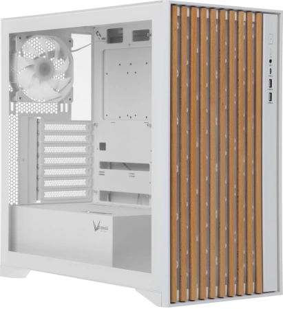 Корпус Formula TimberLine T0 белый без БП ATX 6x120mm 6x140mm 2xUSB3.0 audio