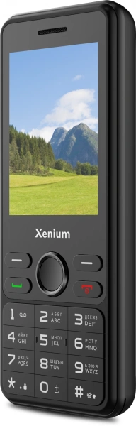 Мобильный телефон Xenium X280 черный моноблок 2Sim 2.8" 240x320 Nucleus 0.3Mpix GSM900/1800 MP3 FM microSD max32Gb