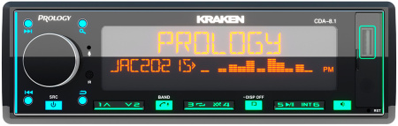 Автомагнитола Prology CDA-8.1 KRAKEN 1DIN 8x65Вт RDS (PRCDA8.1KRAKEN)