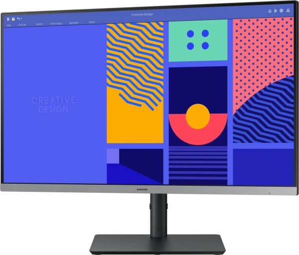 Монитор Samsung 27" S27C430GAIXCI черный IPS LED 4ms 16:9 HDMI матовая HAS Piv 1000:1 250cd 178гр/178гр 1920x1080 100Hz VGA FHD USB 5.6кг