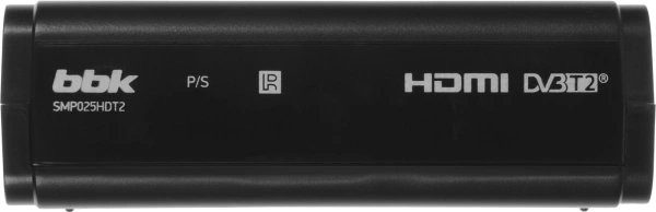 Ресивер DVB-T2 BBK SMP025HDT2 черный