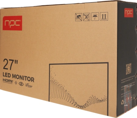 Монитор NPC 27" MD2707-K IPS FHD чер 1ms HDMI DP USB M/M HAS Piv 240Hz 250cd Ex