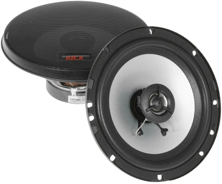 Колонки автомобильные Kicx PD-652 80Вт 92дБ 4Ом 16см (6дюйм) (ком.:2кол.) коаксиальные двухполосные