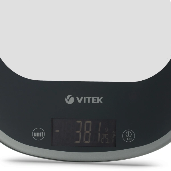 Весы кухонные электронные Vitek Graphite VT-8013 макс.вес:10кг