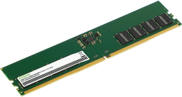 Память DDR5 16GB 5600MHz Digma DGMAD55600016S RTL PC5-44800 CL46 DIMM 288-pin 1.1В single rank Ret