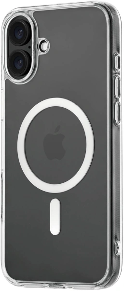 Чехол (клип-кейс) uBear для Apple iPhone 16 Plus Real with MagSafe прозрачный (CS397TT67RL-I24M)