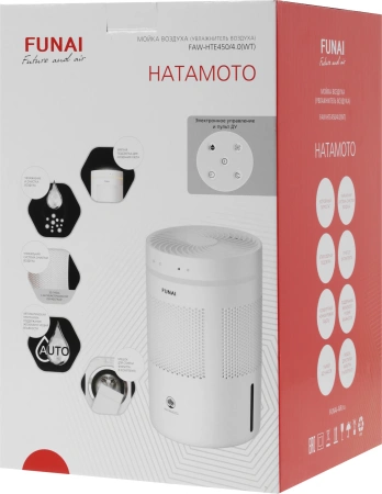 Увлажнитель-очиститель воздуха Funai FAW-HTE450/4.0(WT) 20Вт белый