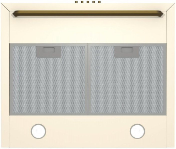 Вытяжка каминная Gorenje Classico WHC63CLI бежевый управление: кнопочное (1 мотор)