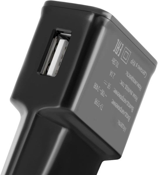 Сетевое зар./устр. Buro TJ-159b 10.5W 2.1A USB-A универсальное черный