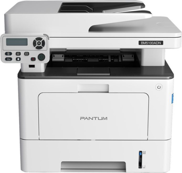 МФУ лазерный Pantum BM5100ADN A4 Duplex Net белый/серый