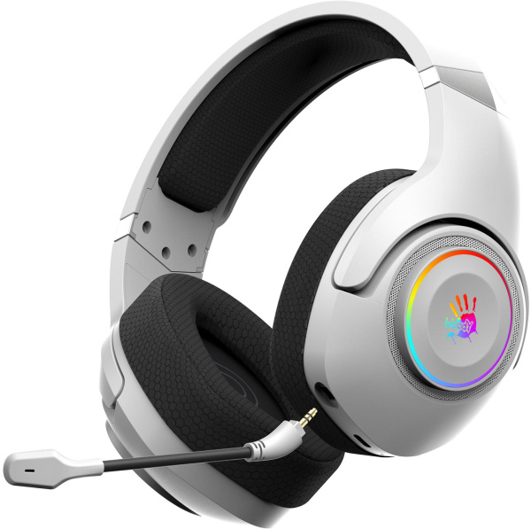 Наушники с микрофоном A4Tech Bloody GR270 белый 1.5м мониторные BT/Radio (GR270)