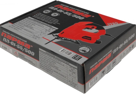 Лобзик Парма ПЛ-01- 55/500 +2пил. 500Вт 2900ходов/мин от электросети