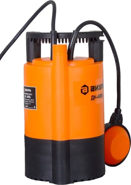 Насос дренажный Вихрь ДН-400Б 400Вт 6000л/час (в компл.:набор для полива) (68/2/16)