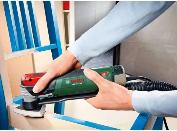 Многофункциональный инструмент Bosch PMF 250 CES + кейс 250Вт зеленый/черный (0603102100)