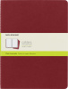 Блокнот Moleskine CAHIER JOURNAL CH123 XLarge 190х250мм обложка картон 120стр. нелинованный клюквенный (3шт)