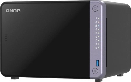 Сетевое хранилище NAS Qnap TS-632X-4G 6-bay настольный Alpine AL-524